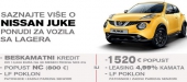 Nissan: Ponuda za Juke i akcija za vozila na lageru